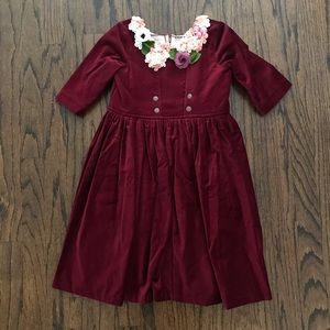 NEW Goldybelle Redberry Velveteen Holiday Dress